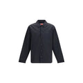 Veste coach en coton noire kenzo avec logo brodé subtil sur la poitrine