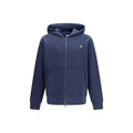 Sweatshirt en coton bleu de la marque Kenzo, vue de face, avec logo Kenzo visible sur le devant.