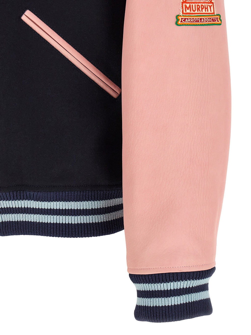 Veste bomber en laine multicolore de Kenzo, à col ras du cou avec design coloré et détails modernes.