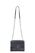 Sac à main en cuir Louis Vuitton Mylockme avec chaîne, sac à bandoulière élégant et sophistiqué en style classique.
