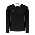Sweat à capuche noir pour femme pepe jeans en coton avec col blanc et broderie 73 sur la poitrine