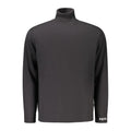 Pull noir en coton Pepe Jeans Nero pour homme avec poignets et ourlet côtelés et logo pepe brodé sur la manche gauche