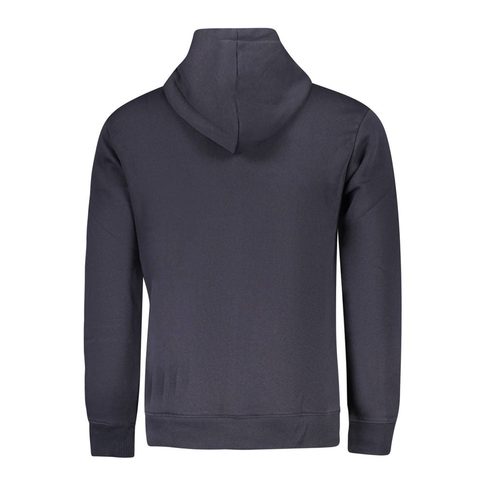 Sweatshirt homme en coton bleu de la marque Pepe Jeans, style décontracté et confort, porté sur un mannequin.