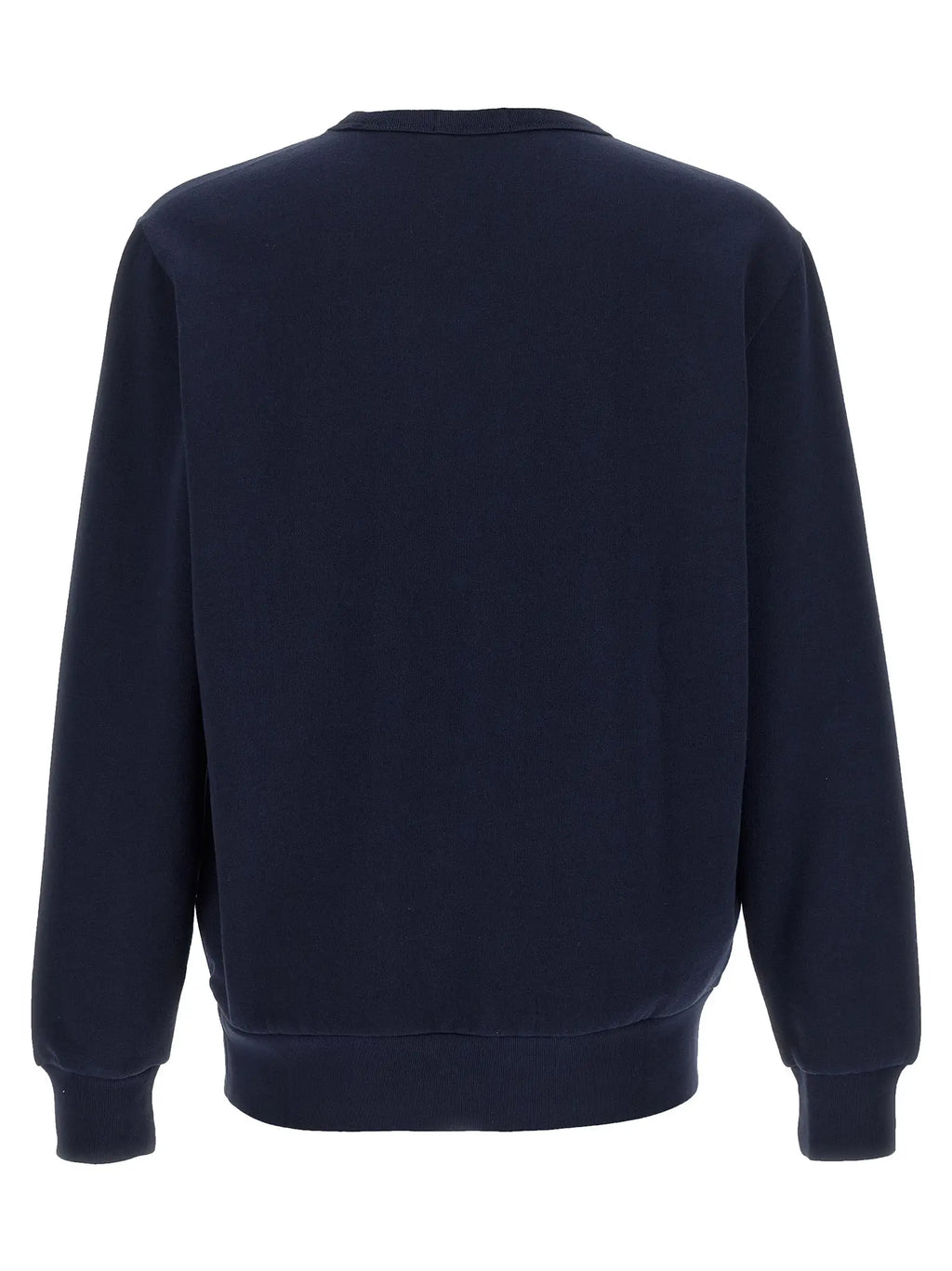 Sweatshirt crewneck bleu marine en coton polo ralph lauren pour un style décontracté et confortable