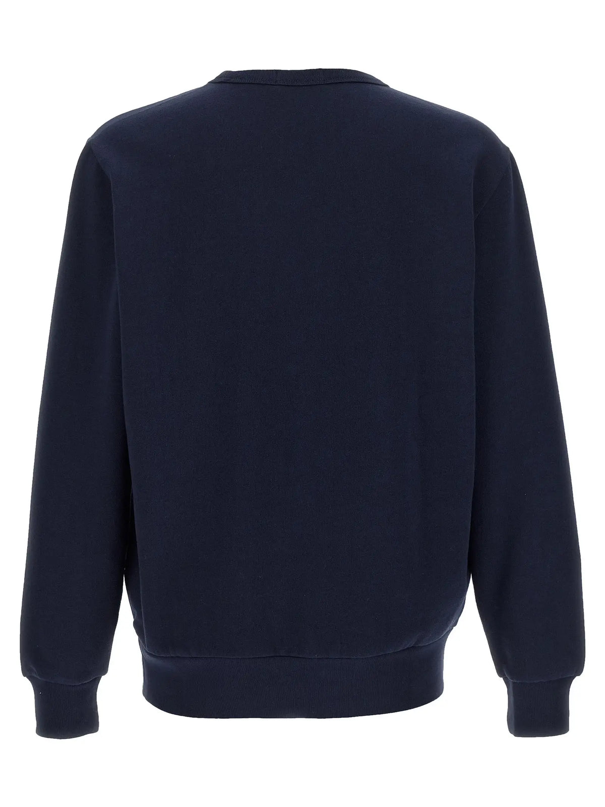 Sweatshirt crewneck bleu marine en coton polo ralph lauren pour un style décontracté et confortable