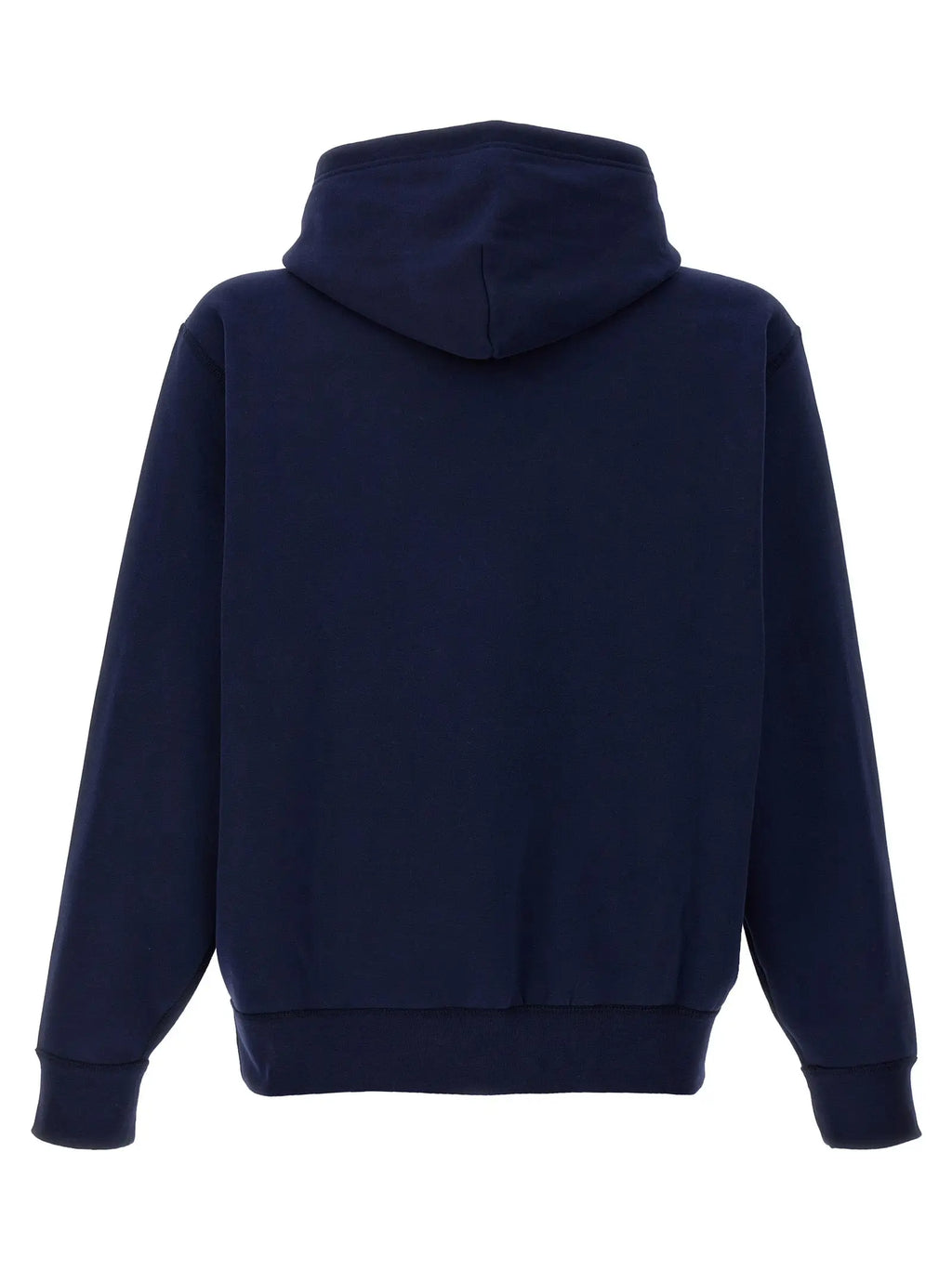 Hoodie bleu marine polo ralph lauren en coton avec poignets et ourlet côtelés