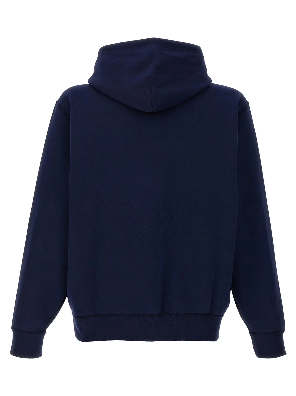 Hoodie bleu marine polo ralph lauren en coton avec poignets et ourlet côtelés