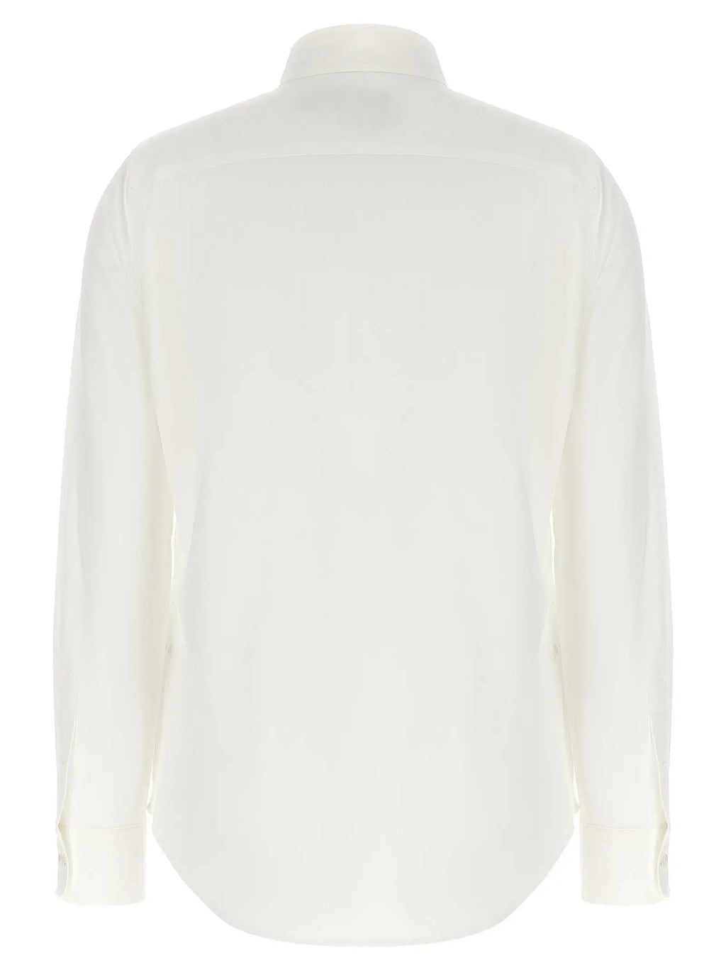Chemise blanche Polo Ralph Lauren en coton à manches longues avec col classique et poignets boutonnés