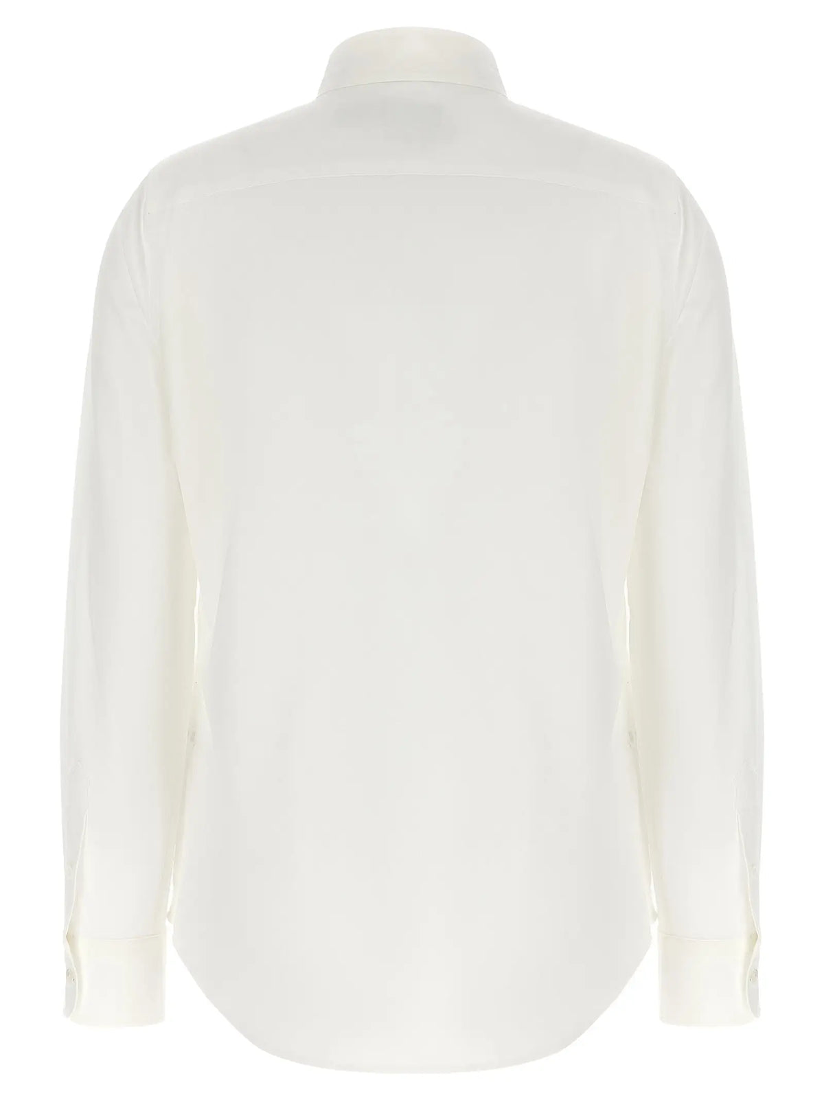 Chemise blanche Polo Ralph Lauren en coton à manches longues avec col classique et poignets boutonnés