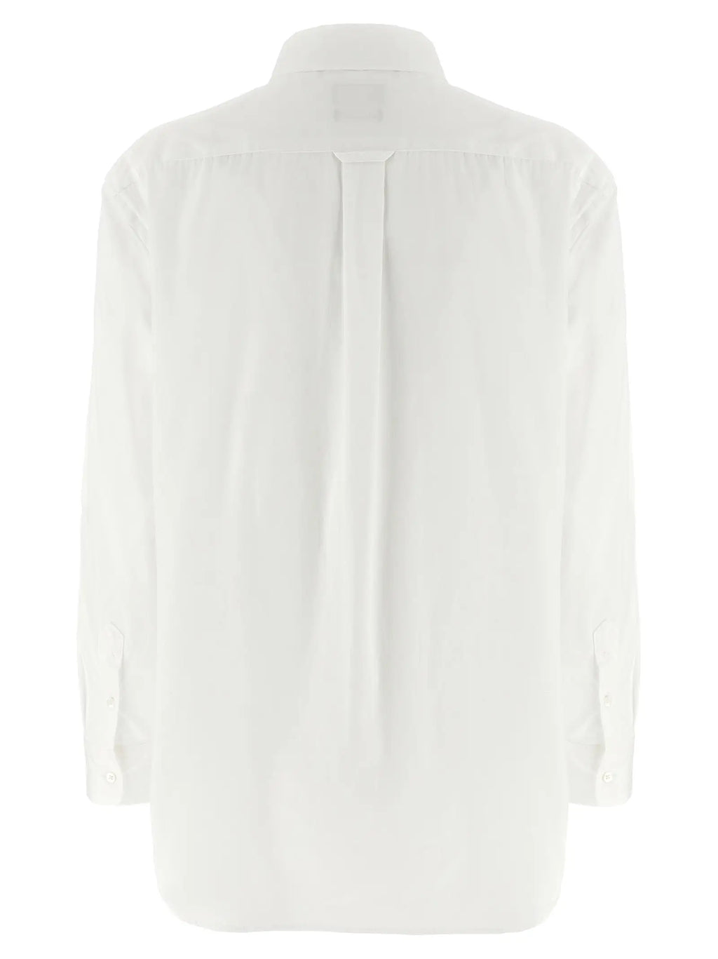Chemise blanche polo ralph lauren en coton avec col classique et plis au dos vue de dos
