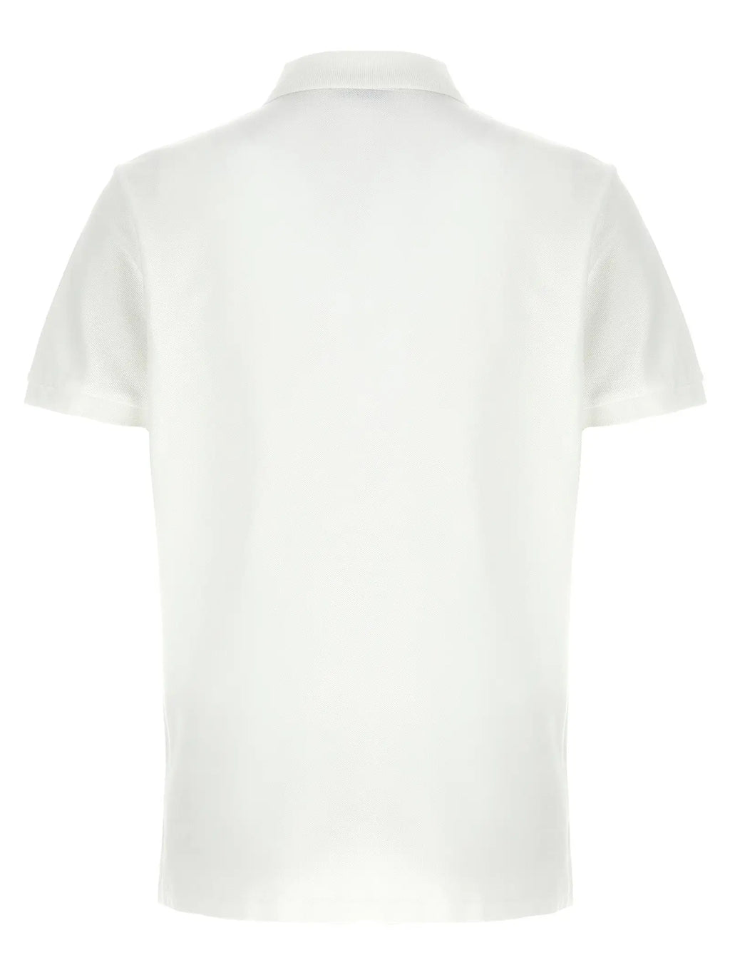 Polo ralph lauren chemise polo blanche en coton à manches courtes avec col classique et design épuré