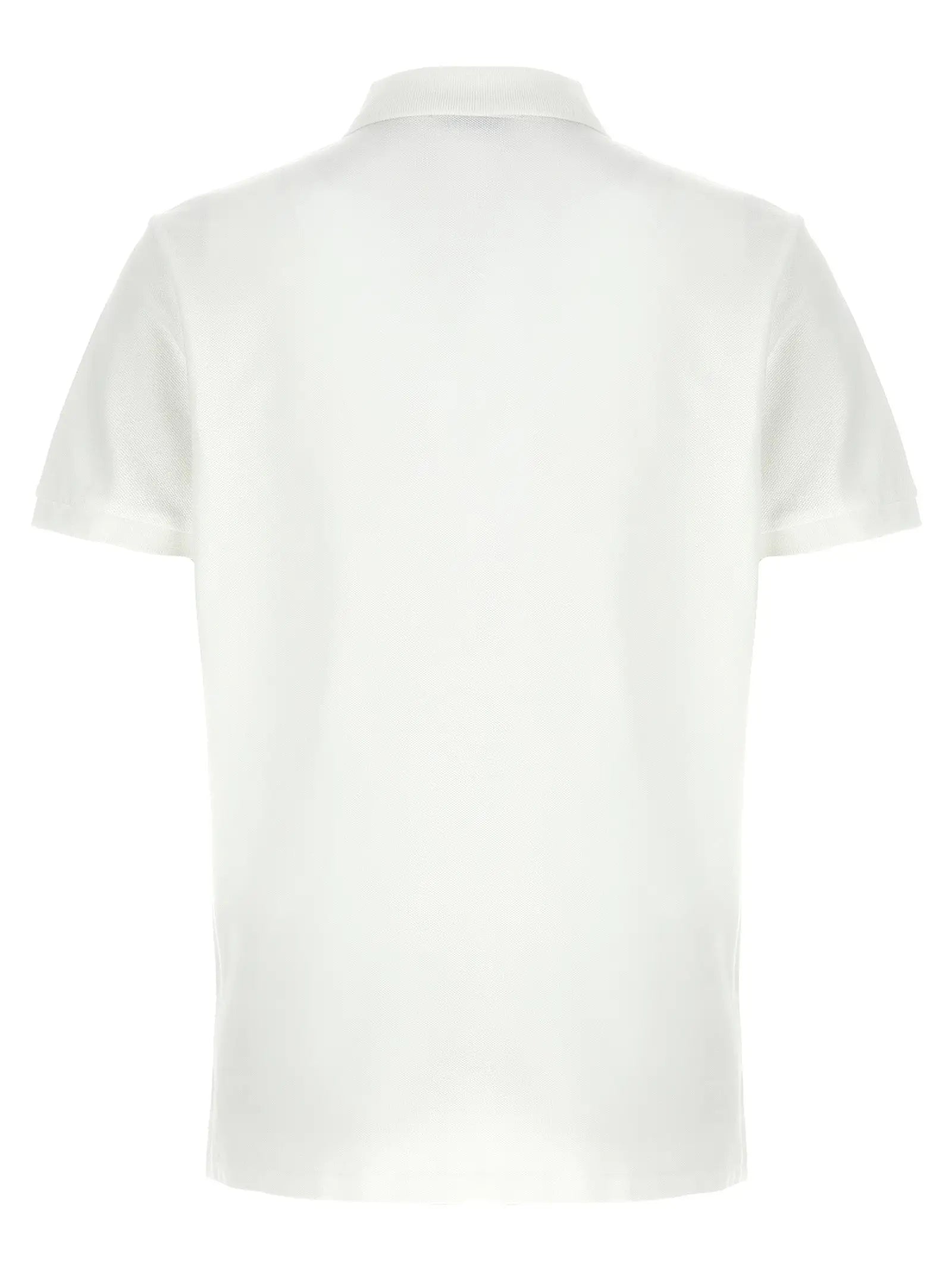 Polo ralph lauren chemise polo blanche en coton à manches courtes avec col classique et design épuré