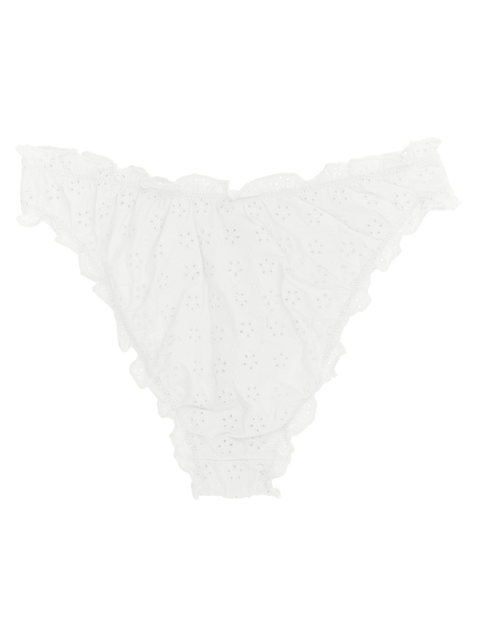 Maillot de bain bikini en nylon blanc Polo Ralph Lauren, coupe élégante avec logo emblématique, prêt pour la plage.