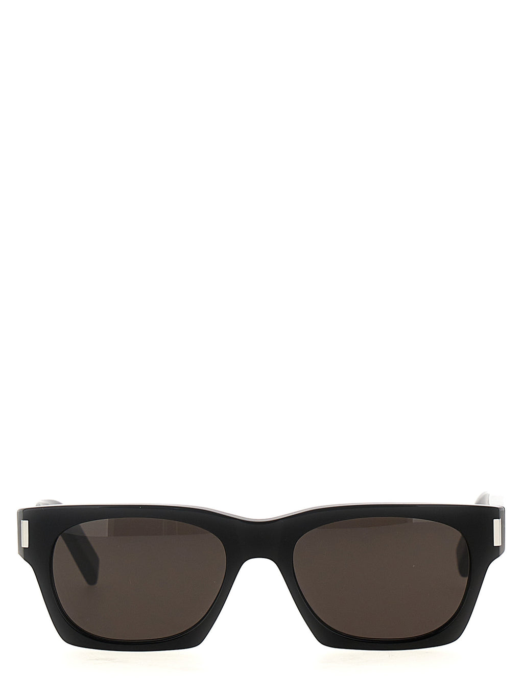 Lunettes de soleil noires en acétate Saint Laurent avec monture élégante et design moderne.