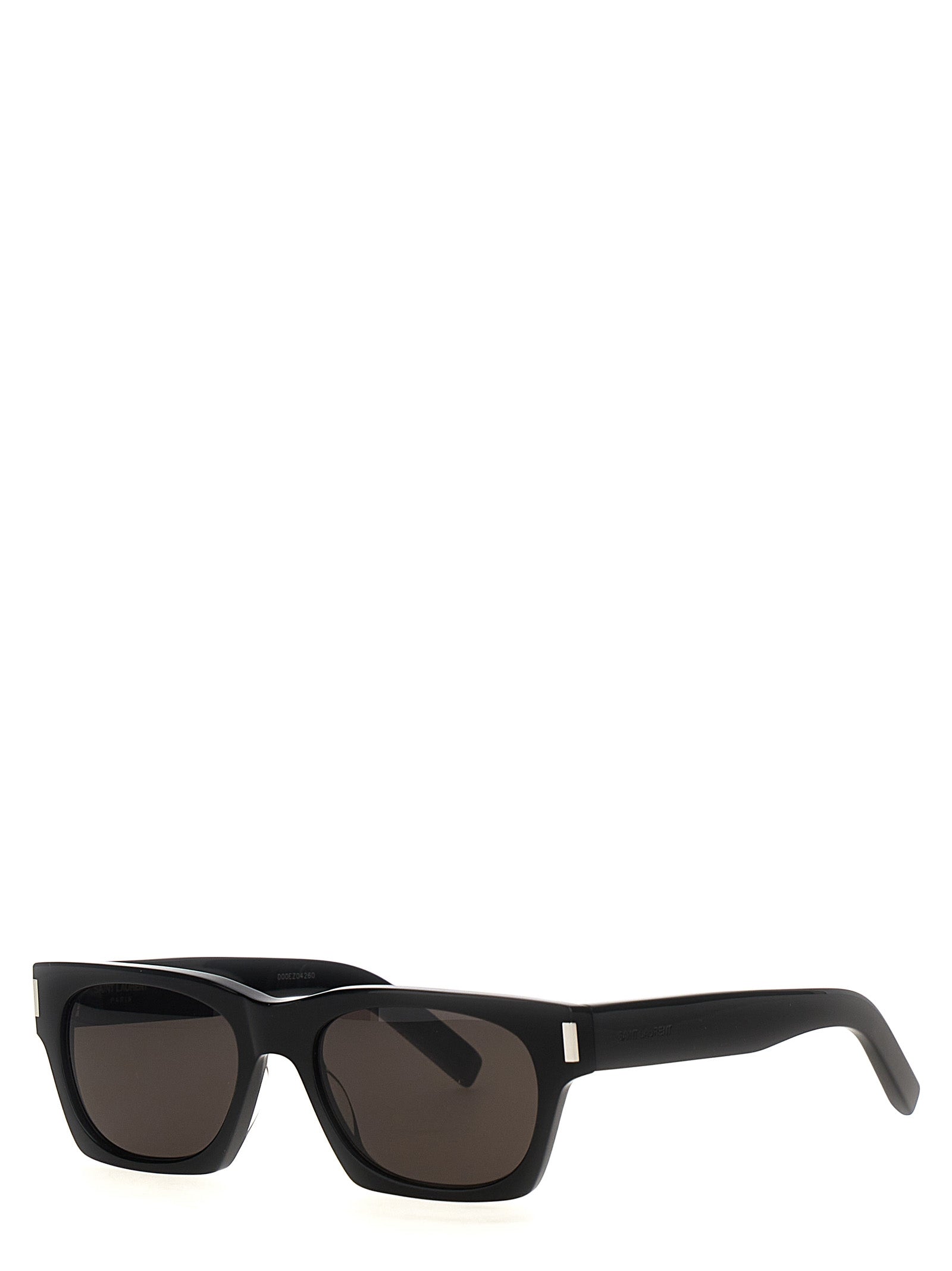 Lunettes de soleil noires en acétate de la marque Saint Laurent, avec monture élégante et design moderne.