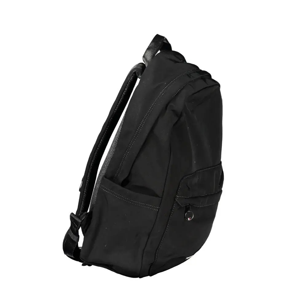 Sac à dos noir en nylon avec bretelles réglables et poche avant zippée pour homme tommy hilfiger beige coton sweat-shirt