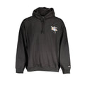 Sweatshirt homme tommy hilfiger en coton noir avec petit logo brodé sur la poitrine