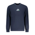 Sweatshirt tommy hilfiger en coton bleu marine pour homme avec petit logo montagne sur la poitrine