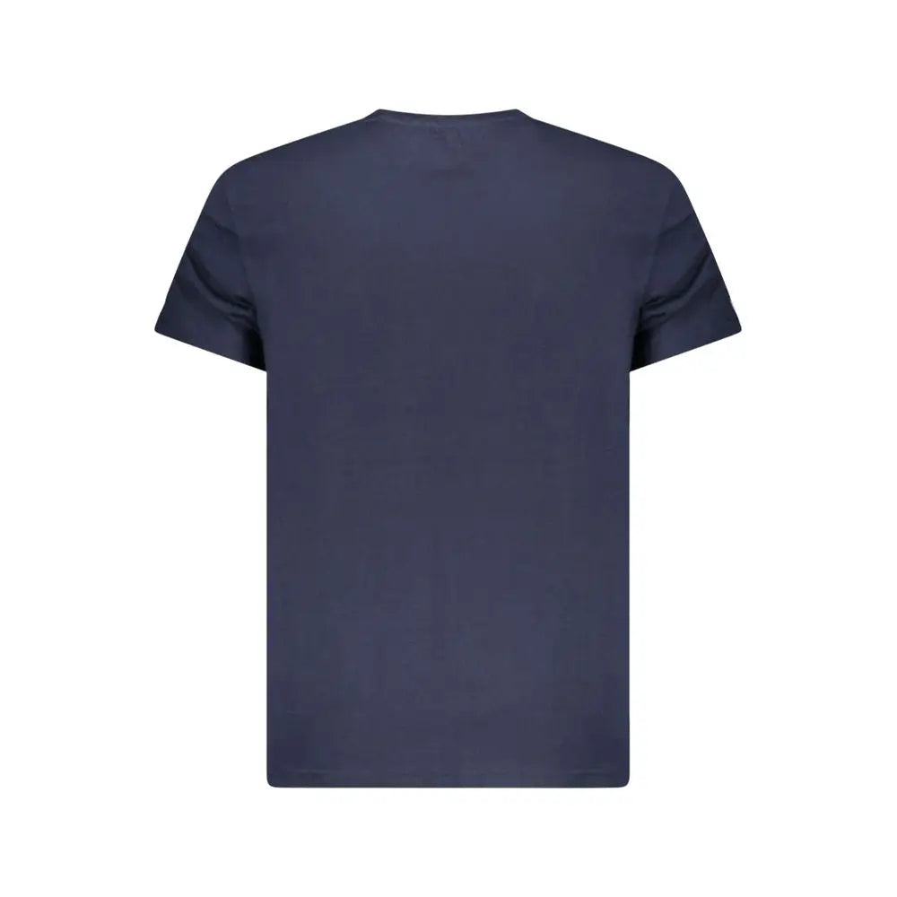 T-shirt homme tommy hilfiger bleu marine en coton manches courtes parfait pour un look décontracté