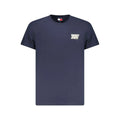T-shirt homme tommy hilfiger en coton bleu marine avec logo blanc tommy jeans new york city sur la poitrine