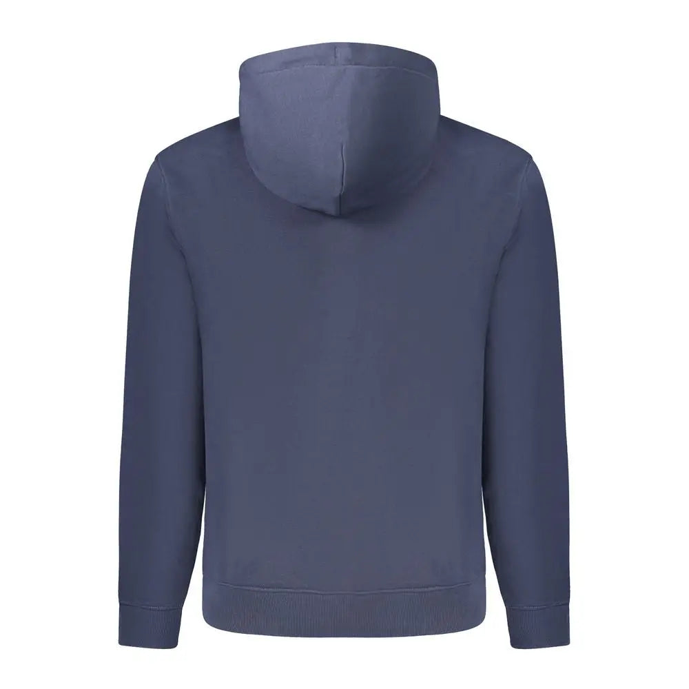 Sweat à capuche homme tommy hilfiger bleu marine en coton avec tissu doux et poignets et ourlet côtelés