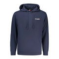 Sweat à capuche bleu marine en coton tommy hilfiger pour homme avec logo brodé et cordons assortis