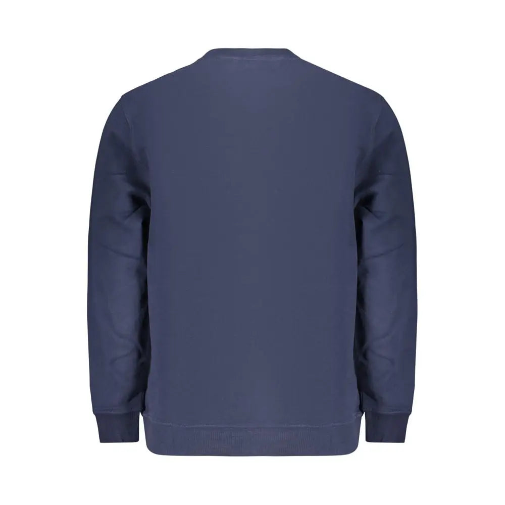 Sweatshirt homme tommy hilfiger en coton bleu marine à col rond confortable et décontracté