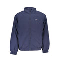 Veste bomber en polyamide bleu marine tommy hilfiger pour homme avec petit logo rectangulaire sur la poitrine gauche