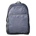 Sac à dos homme tommy hilfiger bleu en polyester avec tissu résistant à l’eau gris foncé et logo discret en bas
