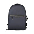 Sac à dos homme tommy hilfiger bleu marine en polyester recyclé avec fermetures éclair noires et logo subtil sur la poche