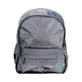 Sac à dos tommy hilfiger gris en polyester recyclé avec tissu texturé subtil et fermetures éclair noires