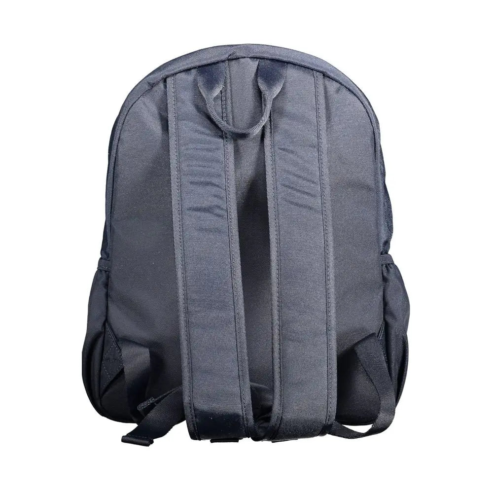 Sac à dos tommy hilfiger bleu en polyester recyclé pour homme avec bretelles rembourrées et poignée supérieure gris foncé