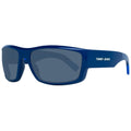 Lunettes de soleil Tommy Hilfiger en polyamide écologique bleue, avec monture élégante et verres protecteurs.