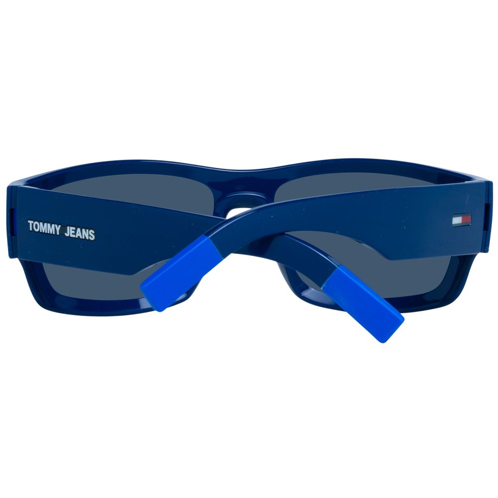 Lunettes de soleil Tommy Hilfiger en polyamide écologique bleu, avec monture élégante et verres sombres.