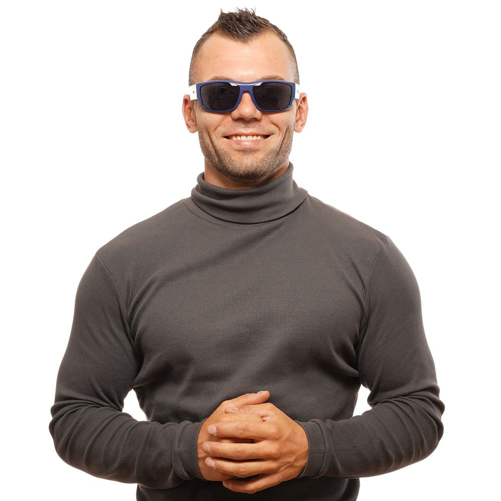 Lunettes de soleil Tommy Hilfiger en polyamide écologique bleu, avec monture élégante et verres teintés.
