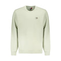 Sweatshirt tommy hilfiger coton vert pâle pour homme avec logo brodé subtil sur la poitrine