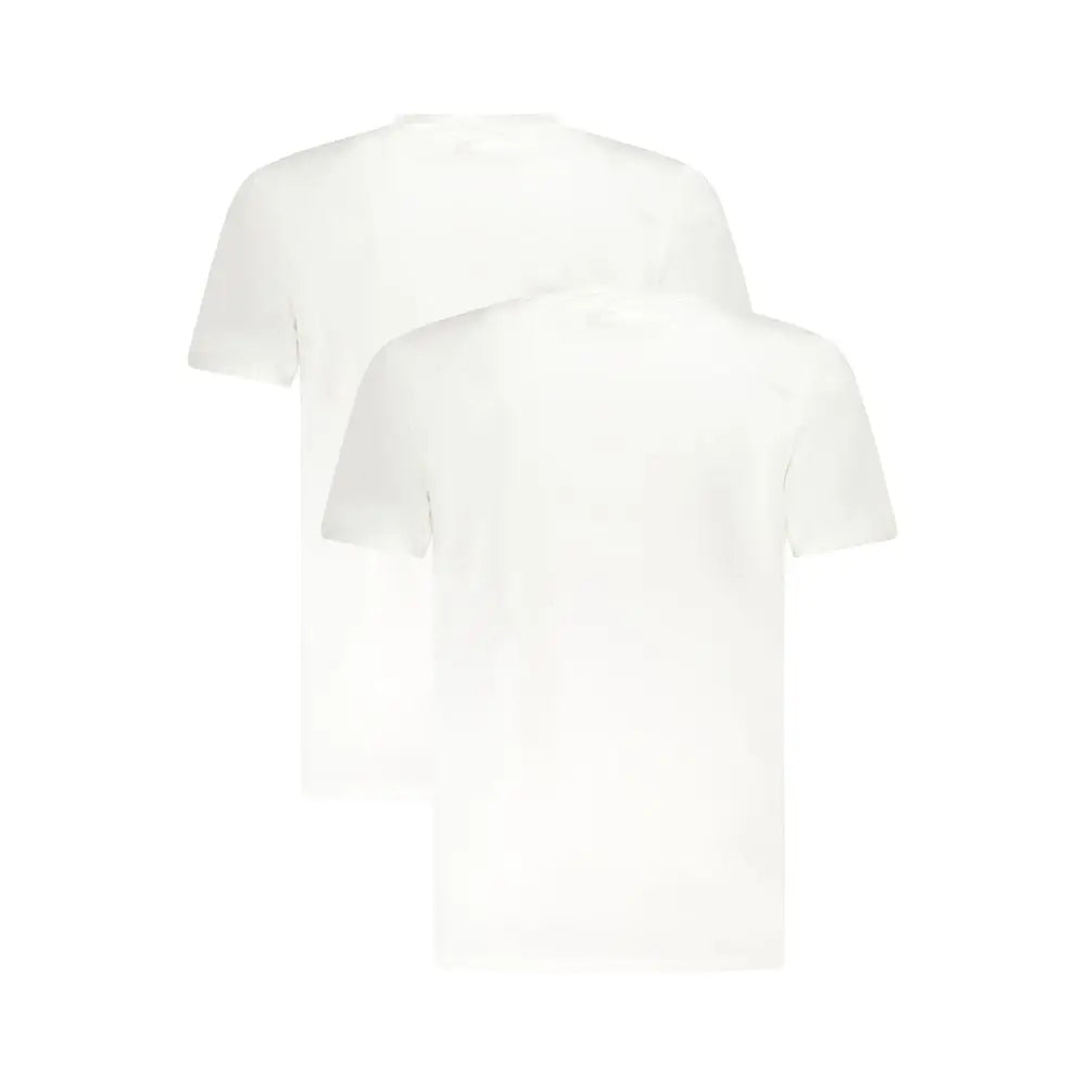 T-shirt homme tommy hilfiger blanc en coton avec col rond simple et manches courtes pour sous-vêtement