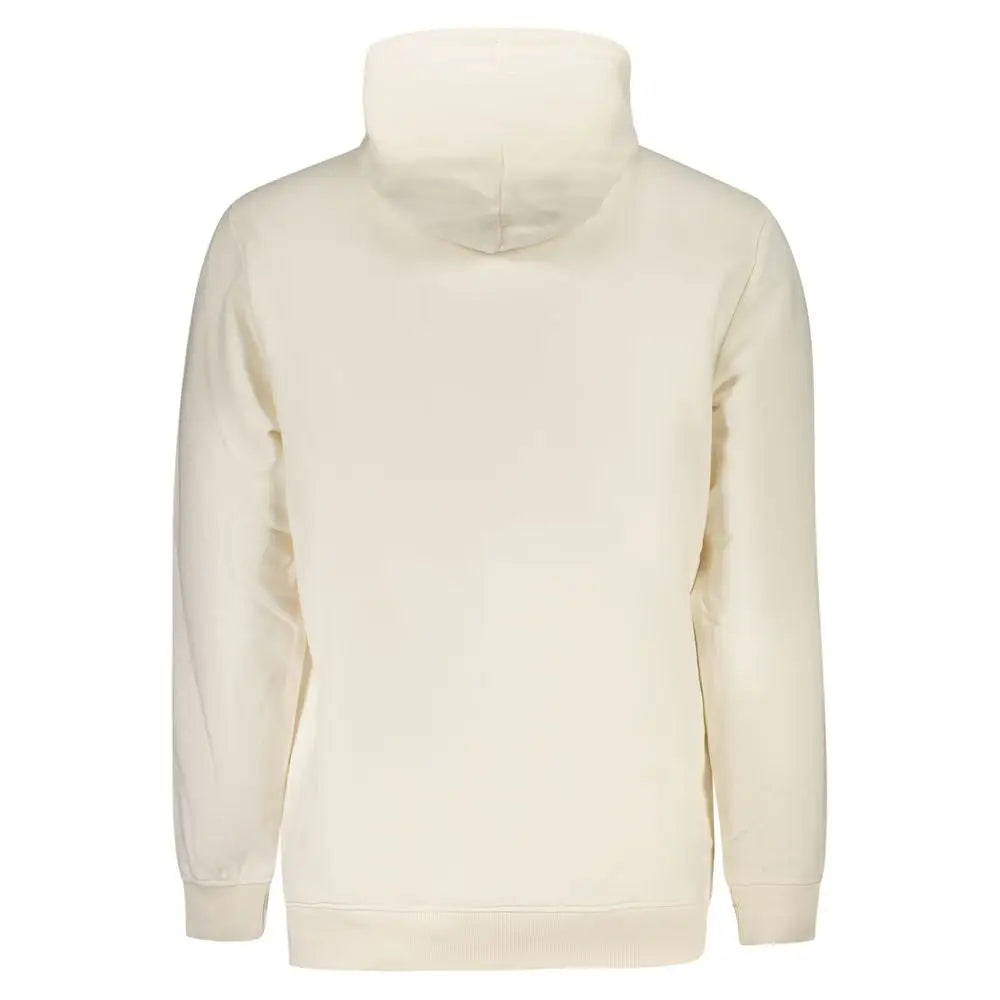 Sweat à capuche tommy hilfiger blanc en coton pour homme en tissu doux et lisse avec un design simple