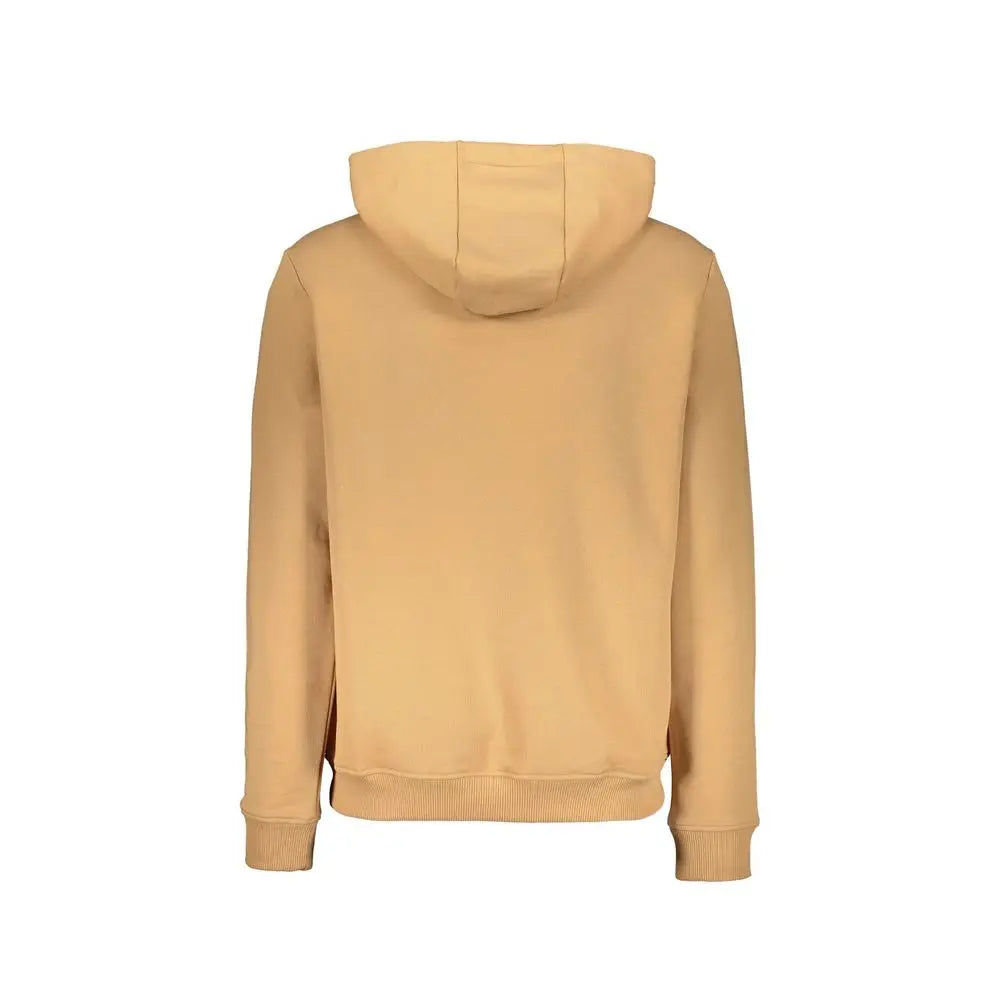 Sweatshirt versace marron en coton beige avec capuche et poignets côtelés