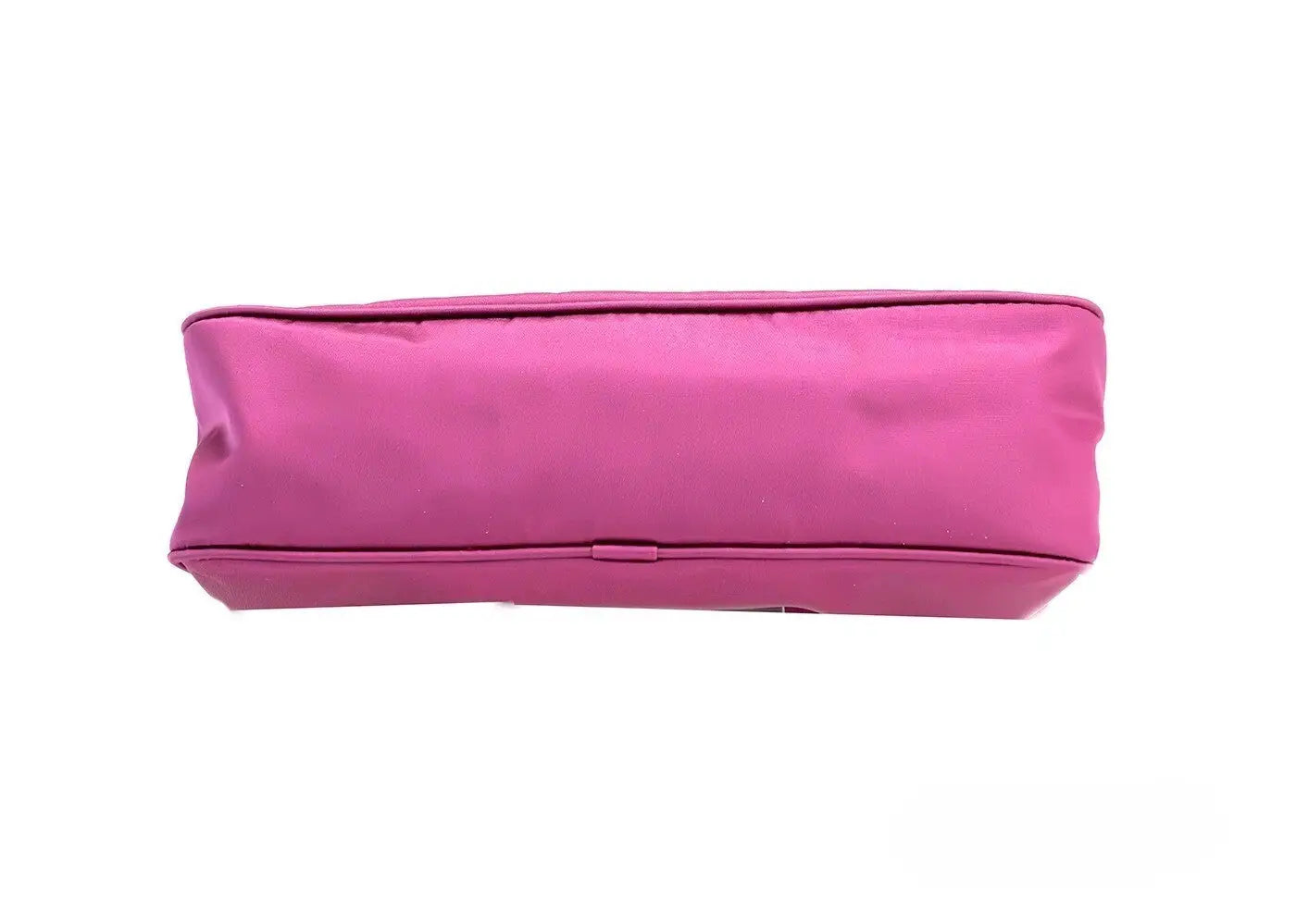 Sac bandoulière versace small dahlia en tissu nylon rose vif avec finition légèrement brillante et couture nette