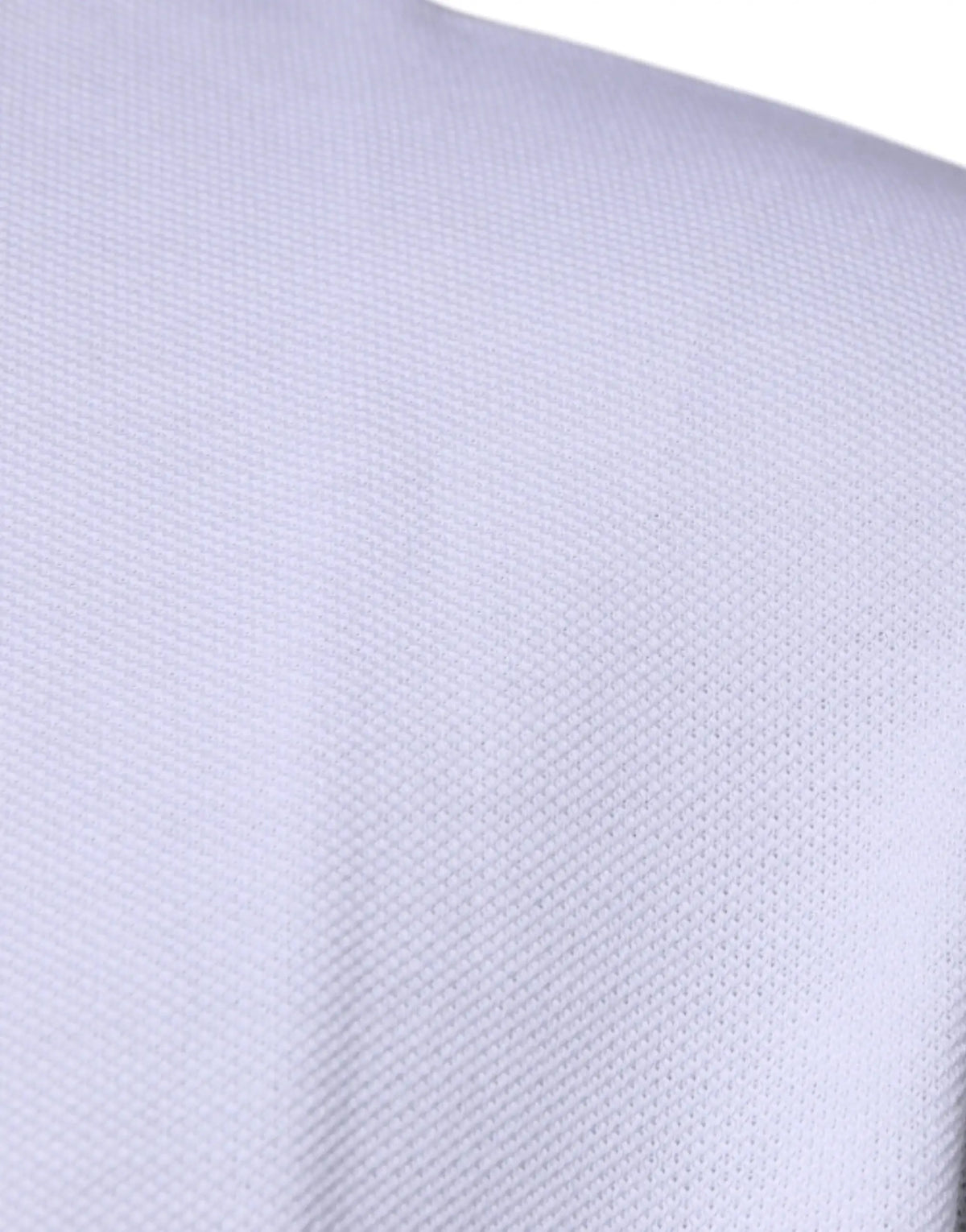 Tissu violet clair texturé à motif tissé subtil pour polo homme col à manches courtes en viscose blanc versace